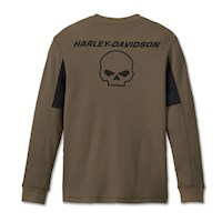 Harley-Davidson® Men's Willie G. Skull Thermal Shirt