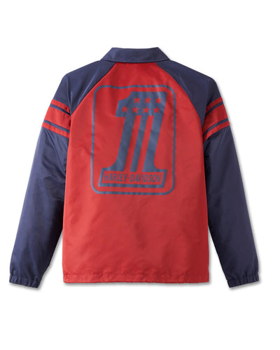 Harley-Davidson® Men's 1 Coach Jacket - Winery