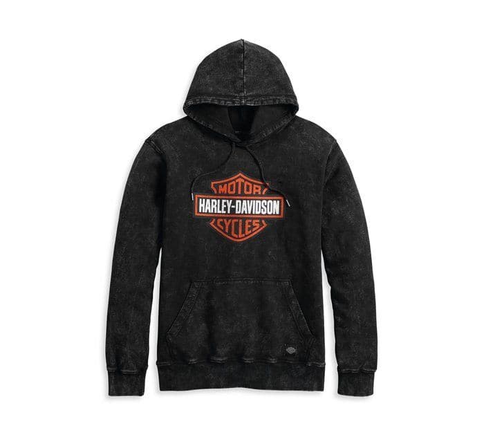 Men's Westcoast Bar & Shield Hoodie - Black Beauty
