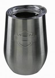 Bar & Shield® Silhouette Stainless Steel Wine Tumbler | Stemless | Includes Lid